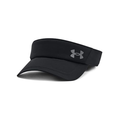 Under Armour Uomo UA M Iso-chill Launch Visor, Visiera Parasole con Fascia Antisudore Integrata, Cappello Uomo con Visiera e Chiusura a Strappo, Cappello Tennis, Running e Golf