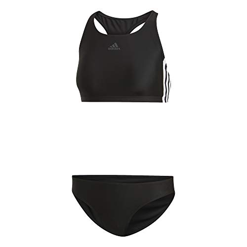 Adidas Fitness 3 Stripes Bikini, Swimwear Donna, Black, 42