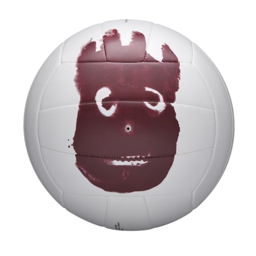 Wilson, Palla da pallavolo, Castaway, Bianco, Mr. Wilson, finta pelle, WTH4615XDEF