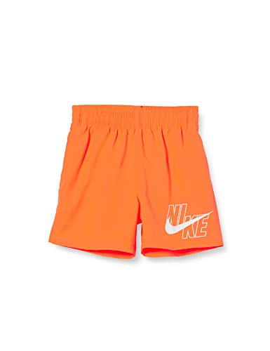 Nike 4 Volley Corto, Costume da Bagno Bambini e Ragazzi, Arancione Totale, L