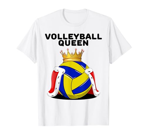 Volleyball Queen, maglietta da donna per beach volley Maglietta