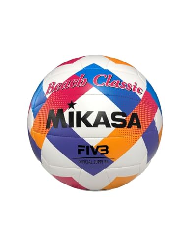 MIKASA Volleyball Beach Classic BV543C-VXA-O Palla, Adulti Unisex, Multicolore (Multicolore), 5