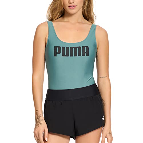 Puma Pantaloncini da Bagno Volley Donna, Nero, L