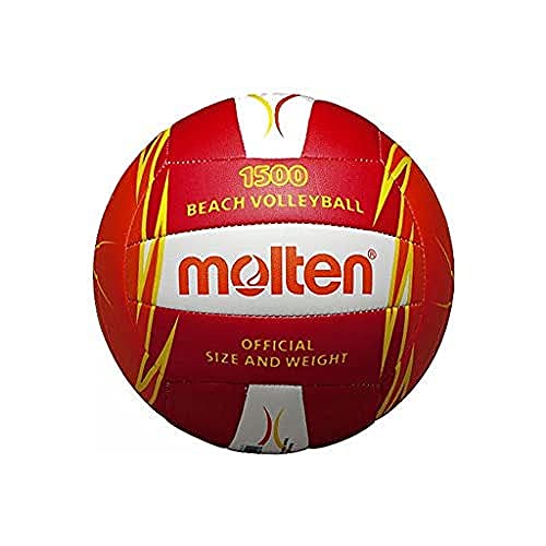 Molten, Pallone da beach volley, Multicolore (Rot/Weiß/Orange), Misura 5