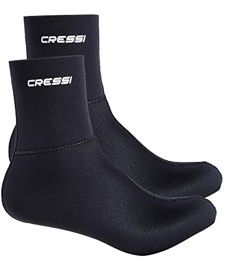 Cressi Black Neoprene Socks Resilient 5mm L