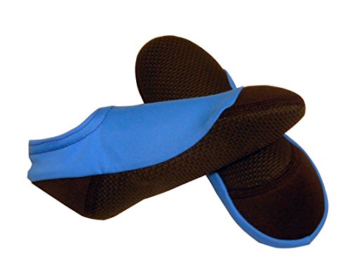 MuMa Calza ANTIVERRUCA NEOGYM Neoprene e Poliestere Antiscivolo (42/43, Blu/Nero)