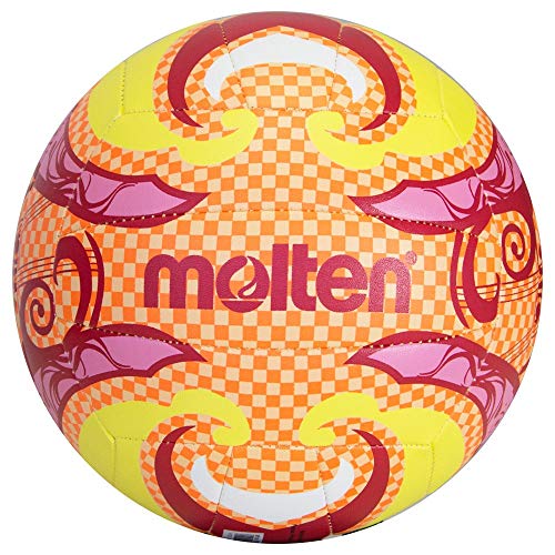 molten Pallone da beach volley, unisex, multicolore (arancione/giallo/rosa), 5, V5B1502-O