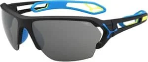 gafas de sol deportivas marca cebe marco negro patillas azules con sujeción