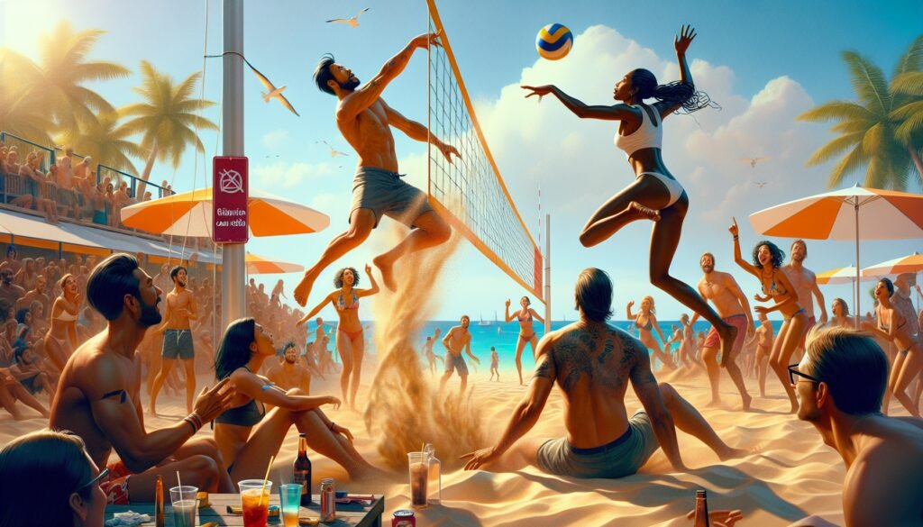 Attenzione quando si gioca a beach volley sulla sabbia 4 Attenzione quando si gioca a beach volley sulla sabbia