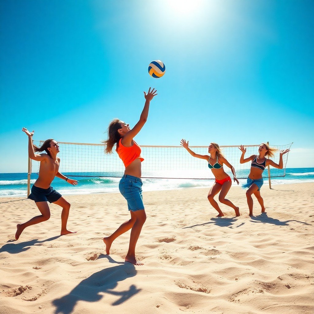 Diversos Tipi di servizio nel beach volley que mejoran el rendimiento en la cancha.